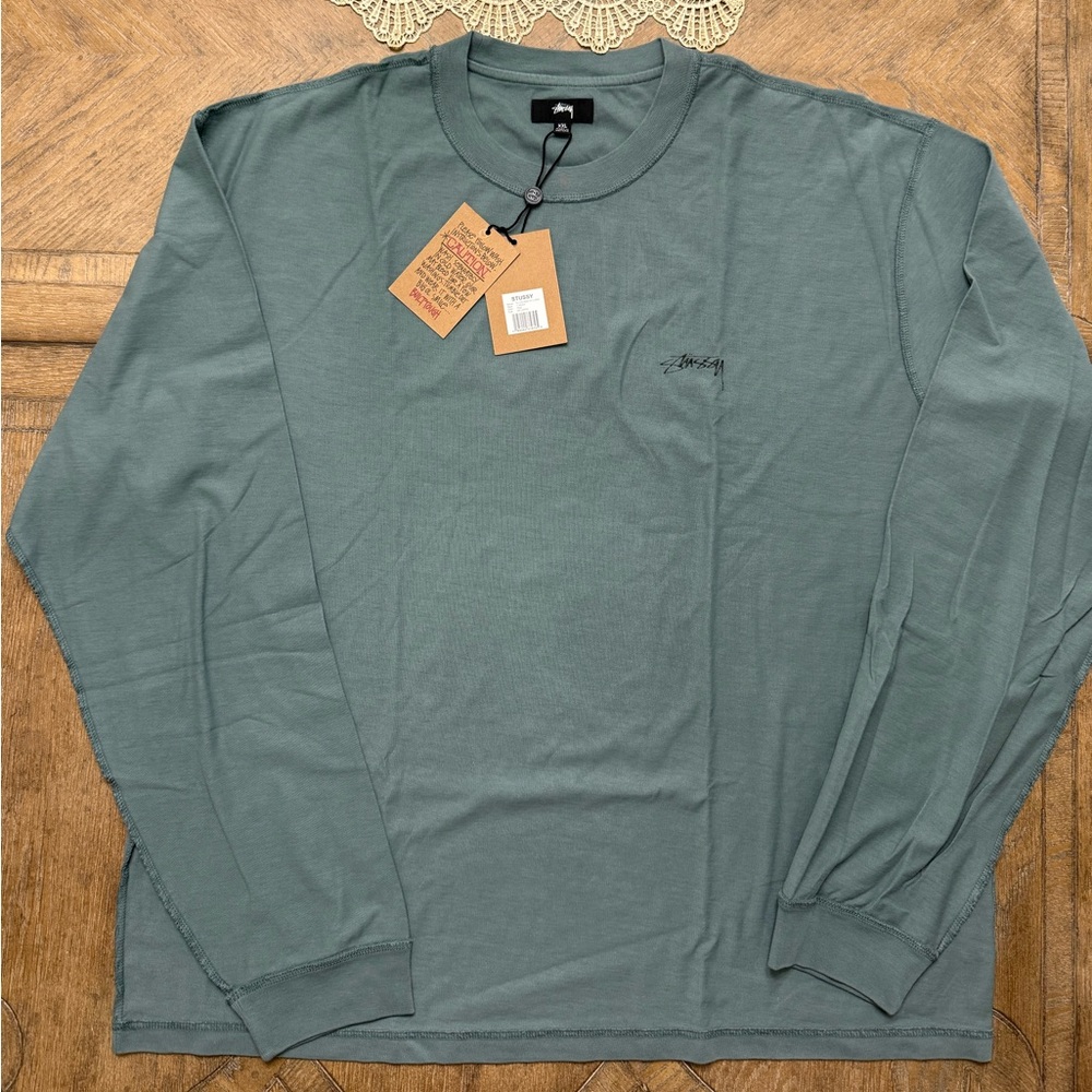 Stussy Lazy SS Pigment Dyed Long Sleeve
